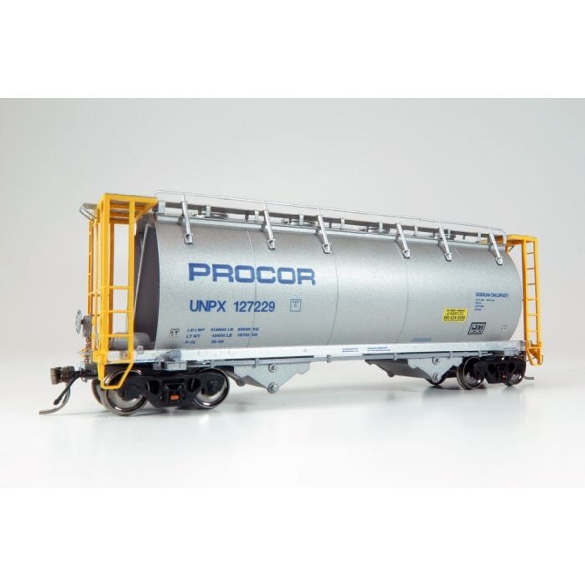 Rapido HO Scale Procor 3000cuft Aluminum Hopper w/Handrail & Wordmark #4 - 172004A– product image