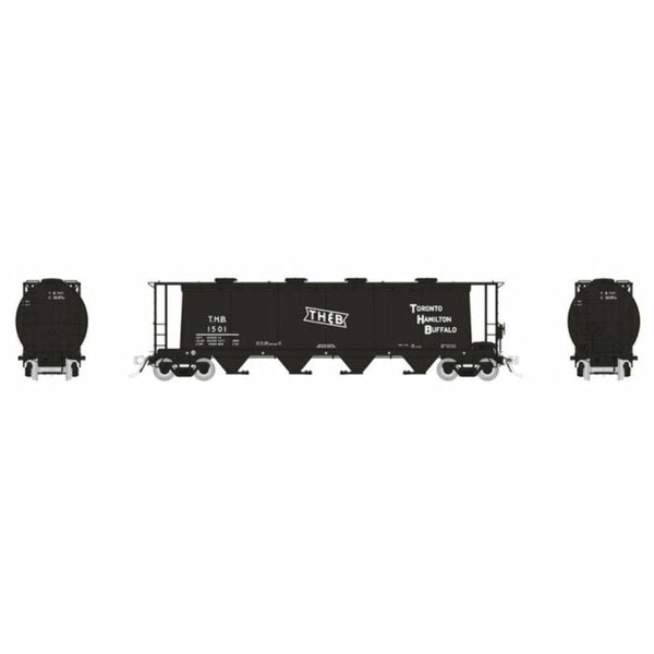 Rapido HO Scale TH&B Delivery Scheme NSC 3800cuft Covered Hoppers #2 (6) - 127029