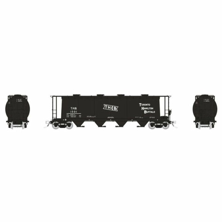 Rapido HO Scale TH&B Delivery Scheme NSC 3800cuft Covered Hoppers #2 (6) - 127029