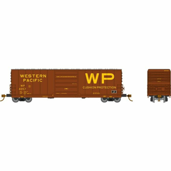 Rapido HO Scale Western Pacific Evans X72A Box Car (3) - 139007