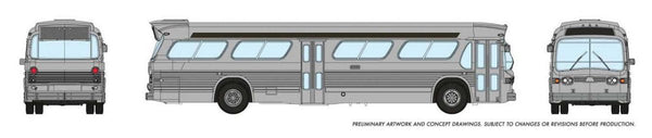 Rapido N Scale Generic Silver New Look Bus - 573099 — exact product view