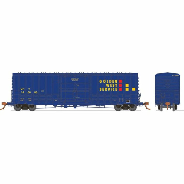 Rapido N Scale Golden West Ventura County B100 Boxcar 6-Pack #2 - 537004