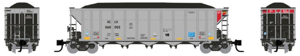Rapido N Scale XCLX AutoFlood III RD Coal Hoppers Pack of 6 #2 - 538039