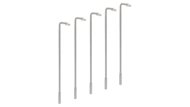 Ratio 455 five modern station and street lights, OO scale plastic kit