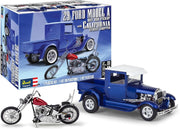 Revell 14565 1929 Ford Model A pickup and California Street Chopper completed models with kit box