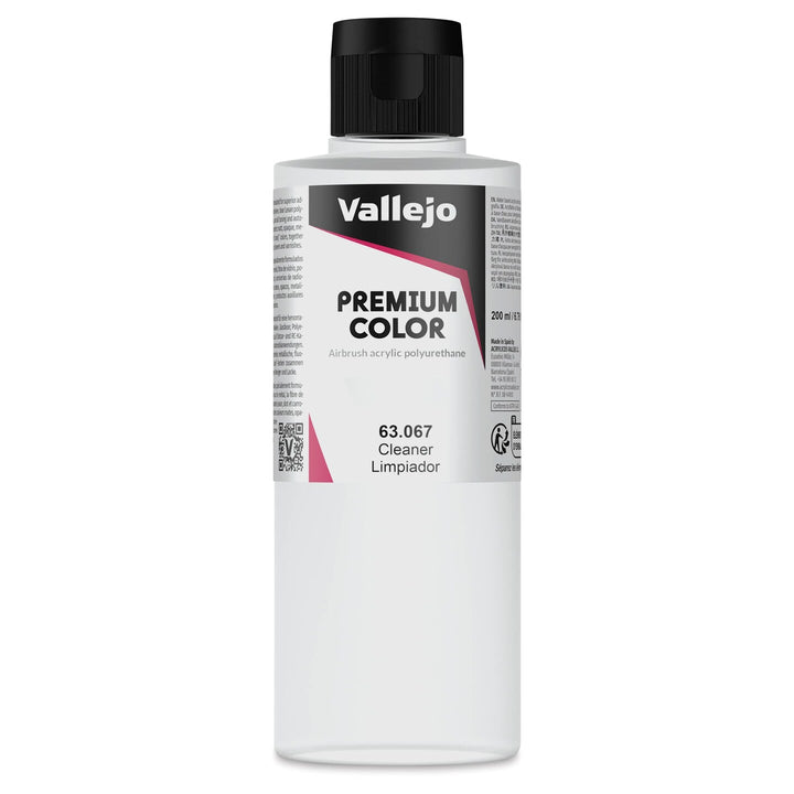 Vallejo Premium Color 63.067 Airbrush Cleaner 200 ml bottle