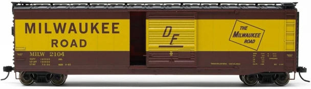 Rivarossi HR6584B Milwaukee Road 50-foot boxcar number 2104