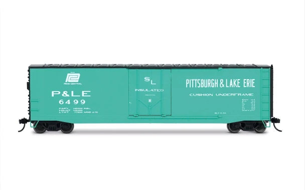 Rivarossi 6663C Pittsburgh & Lake Erie 50-foot plug-door boxcar #6499