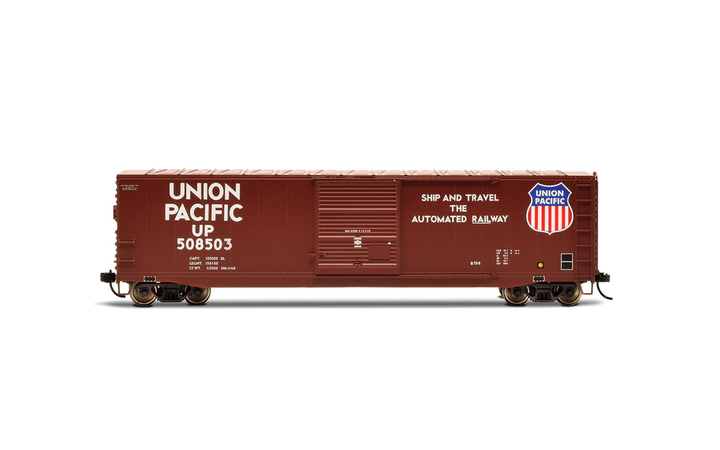Rivarossi HR6633B HO scale Union Pacific boxcar number 508503, side view