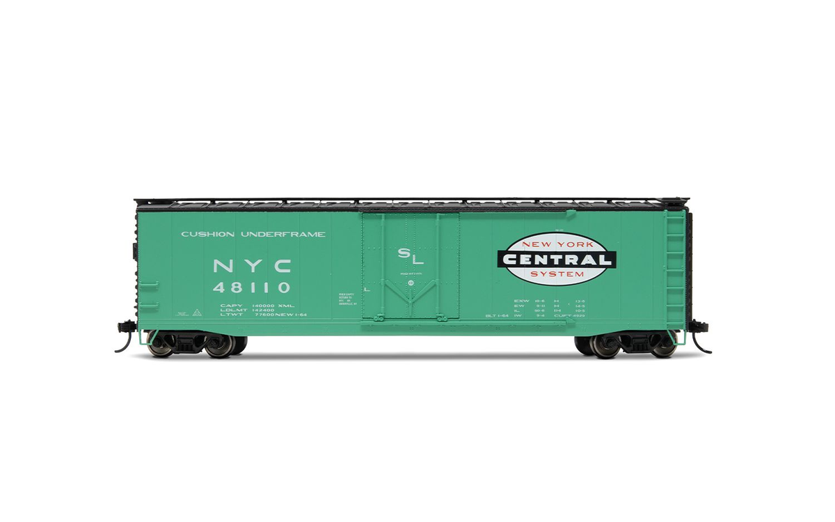 Rivarossi HR6635A HO scale New York Central boxcar number 48110, side view