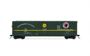 Rivarossi HR6665A HO scale Northern Pacific green plug-door boxcar number 98111