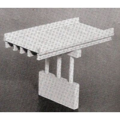 Rix Products 112 HO Scale Scale Modern Highway Overpass 50' w/Pier — exact product reference