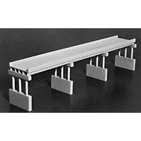 Rix Products Modern Highway Overpass Kit 150' Scale w/4 Piers — exact product view