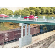 Rix Products 122 HO Scale Scale Wrought Iron Highway Overpass w/Adjustable Piers 50' w/Pier — exact product reference