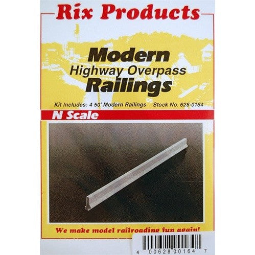 Rix Products 164 N 50' Modern Highway Railings (4) — exact product view