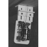 Rix Products 1 All Scale Switch Machine Mounting Bracket Rix-Rax Mounting Bracket — exact product view