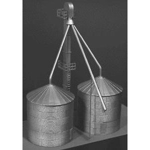 Rix Products 707 N Scale Grain Elevator Two-60' or One-120' Elevator(s) w/Ladders and Platforms — exact product view