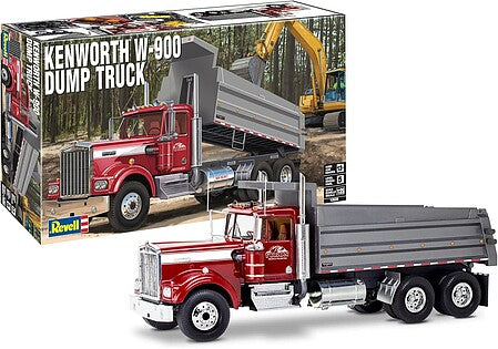 Revell 1/25 Kenworth W-900 Dump Truck Model Kit – 12628
