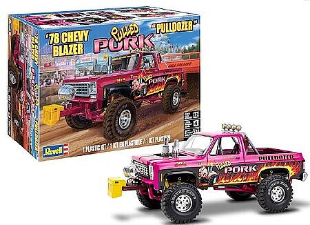 Revell 1/24 1978 Chevrolet Blazer Pulldozer Model Kit – 14532