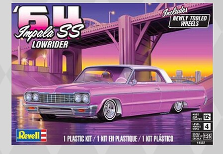 Revell 1/25 1964 Chevrolet Impala SS Lowrider model kit 14557