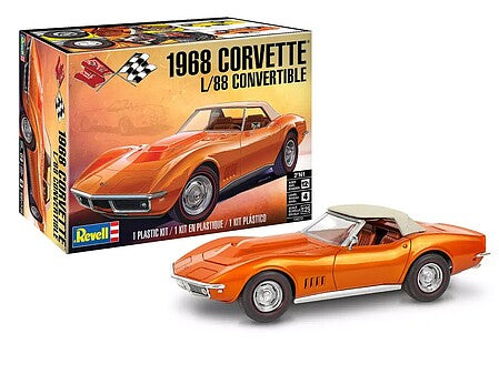 Revell 1/25 1968 Chevrolet Corvette L-88 model kit 14572