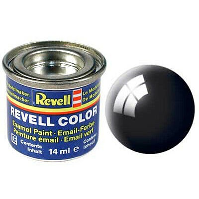 Revell Color Black Gloss Enamel Paint – 14ml – 32107– product image