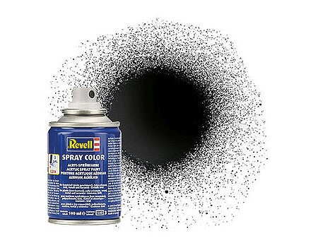 Revell Black Gloss Spray Paint – 100ml – 34107– product image
