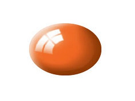 Revell Aqua Color Orange Gloss Acrylic Paint 18 ml – 36130
