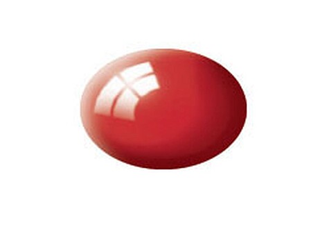 Revell Aqua Color Fiery Red Gloss Acrylic Paint 18 ml – 36131– product image