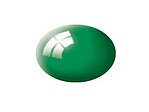 Revell Aqua Color Emerald Green Gloss Acrylic Paint 18 mL – 36161 exact product image