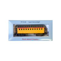 Rock Island Hobby RIH032219 HO scale Union Pacific vintage coach car, retail box view.