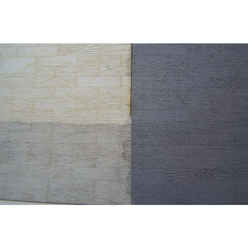 RS Laser Kits 3708 N scale 2-by-8 wood-form patterned sheet with adhesive backing, painted finish examples
