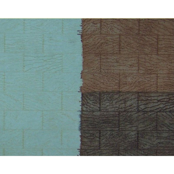RS Laser Kits 3712 N scale plywood-pattern sheet with adhesive backing, painted finish examples