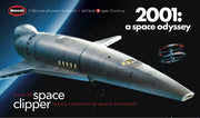 Moebius Orion III Space Clipper package artwork showing 1/160 scale, skill level 3 and ages 15 and up