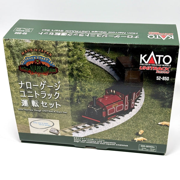Narrow-Gauge UNITRACK Oval Track Set with Kato Power Pack Standard SX (52-850) exact product view 1