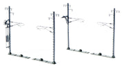 Kato 23-066-1 N Scale Single Track Wide Catenary Poles, Gray, 20 Pack– product image 1