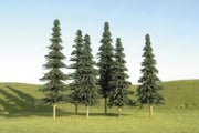 Bachmann 32158 4-6 inch spruce bulk trees, 24-pack, arranged exact product view
