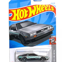 Hot Wheels Treasure Hunt 2024 - DMC Delorean - Silver and Blue