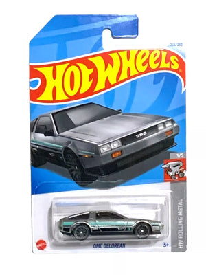 Hot Wheels Treasure Hunt 2024 - DMC Delorean - Silver and Blue