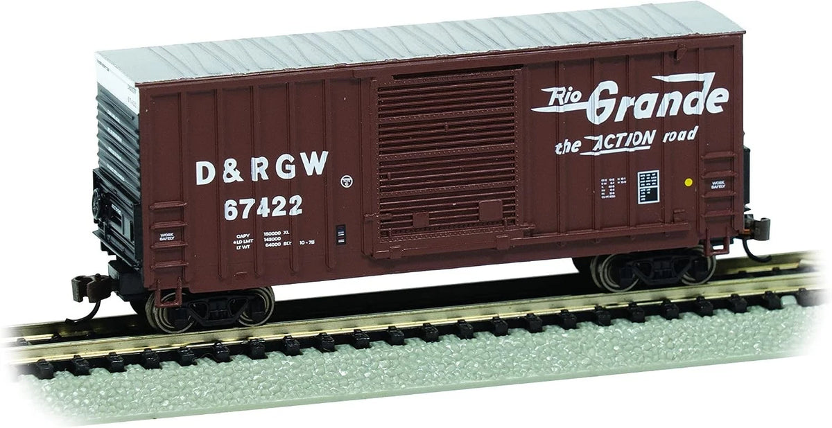 Bachmann N Scale Hi-Cube Box Car – Rio Grande #67422 – 18253 — additional exact product view