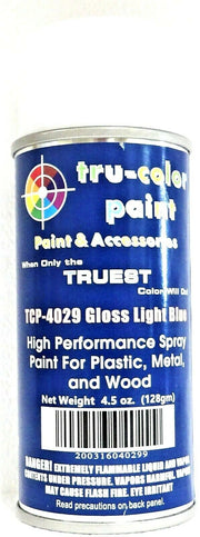 Tru-Color TCP-4029 Gloss Light Blue Spray Paint 4.5oz 135mL Can– product image 1