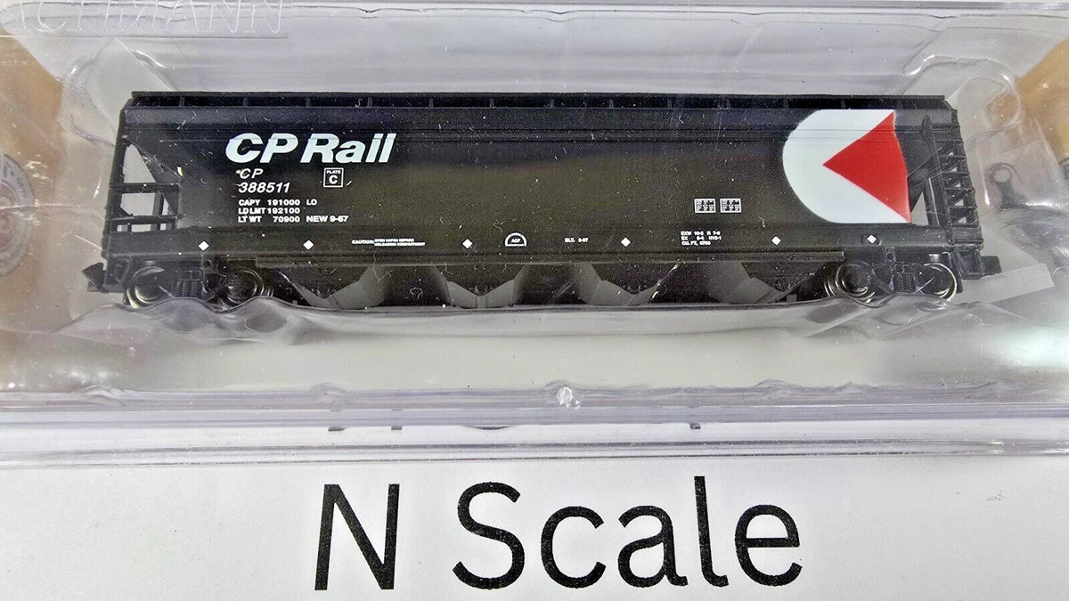 Bachmann N Scale ACF 56-Foot Center-Flow Hopper - CP Rail #388511 (17565) — additional exact product view