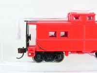 Bachmann N Scale Northeast Steel Caboose - Painted Unlettered Red (16856) — exact product view 3