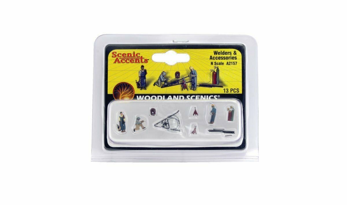 Woodland Scenics A2157 Welders and Accessories N Scale, 13 Pieces– product image