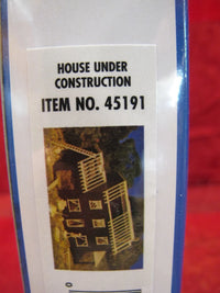 Bachmann HO Plasticville House Under Construction Kit - exact product package or detail