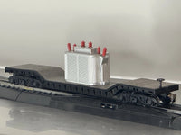 Bachmann HO Scale 52-Foot Center-Depressed Flat Car with Transformer (18348) — additional product view