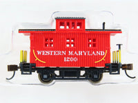 Bachmann N Scale Old-Time Bobber Caboose - Western Maryland #1200 (15755) — product detail 2