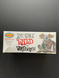 Moebius Eye Gone Wild box side with winged-eyeball hot rod artwork and age recommendation