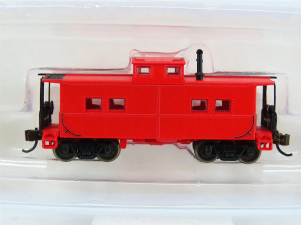 Bachmann N Scale Northeast Steel Caboose - Painted Unlettered Red (16856) — additional exact product view