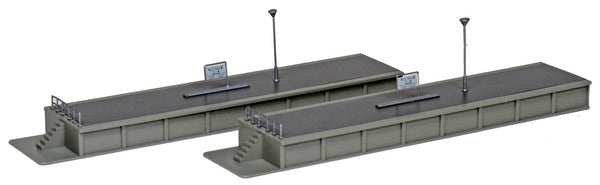 Kato 23-174 N Scale Island Platform End Type A, 200 mm, 2 Pack